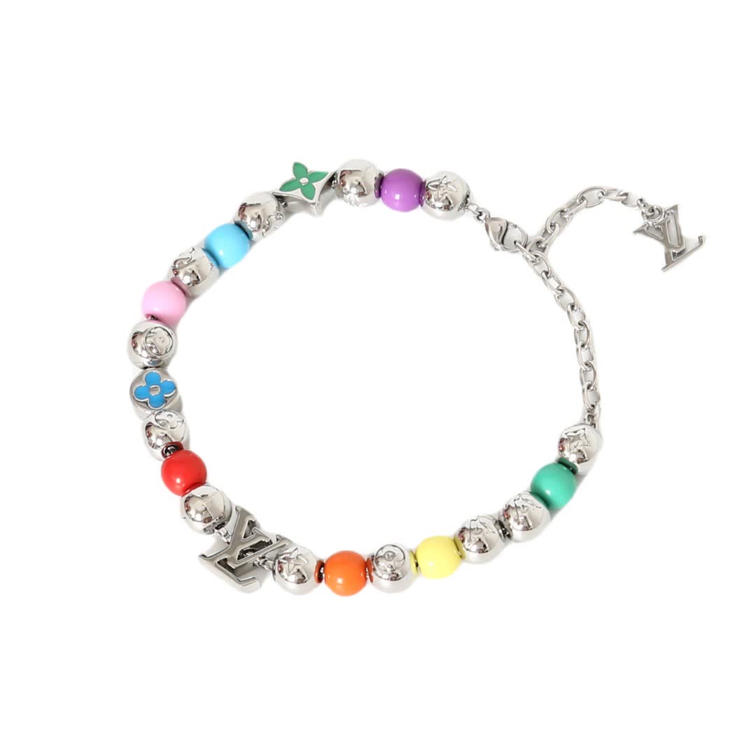 Louis Vuitton Multicolored Beaded Bracelet-M02573